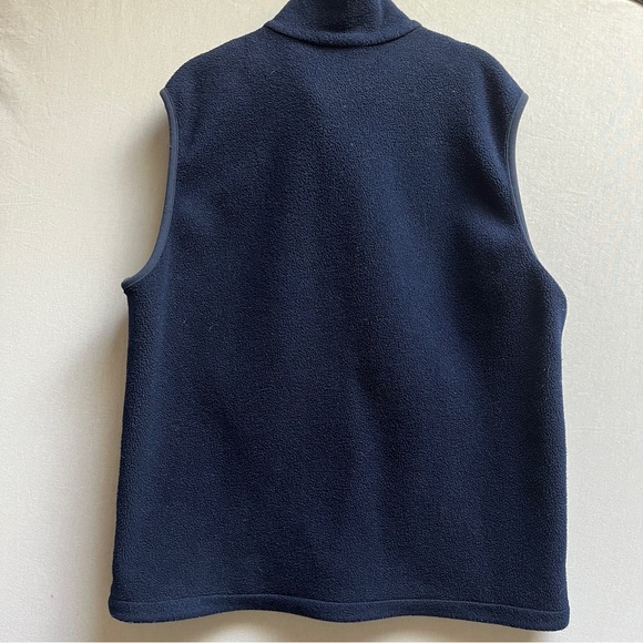 L.A Dodgers Vintage Lands’ End fleece full zip up Vest Sz L - Picture 2 of 10